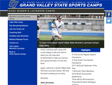 Tablet Screenshot of grandvalleystatewomenslacrossecamps.com